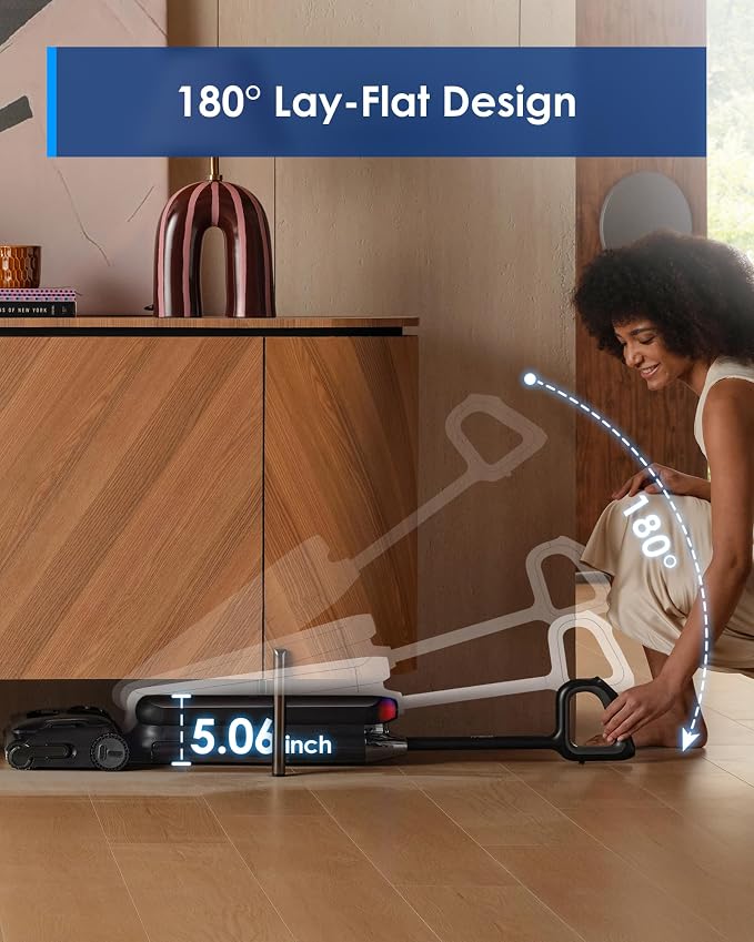 Floor One S9 Artist Pro Wet Dry Vacuum Cleaner, 22kPa Suction, 360° SmoothDrive, Anti-Tangle Design, 185°F Flashdry