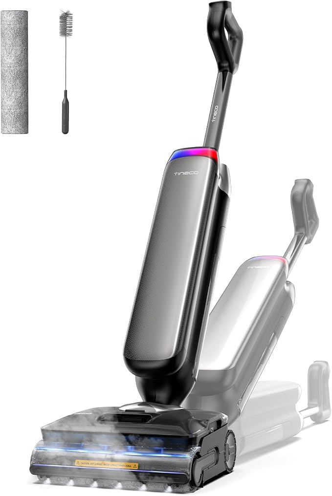 Floor One S9 Artist Steam Wet Dry Vacuum Cleaner, High-Temp Steam Cleaning, 22kPa Suction, 360° SmoothDrive, Anti-Tangle