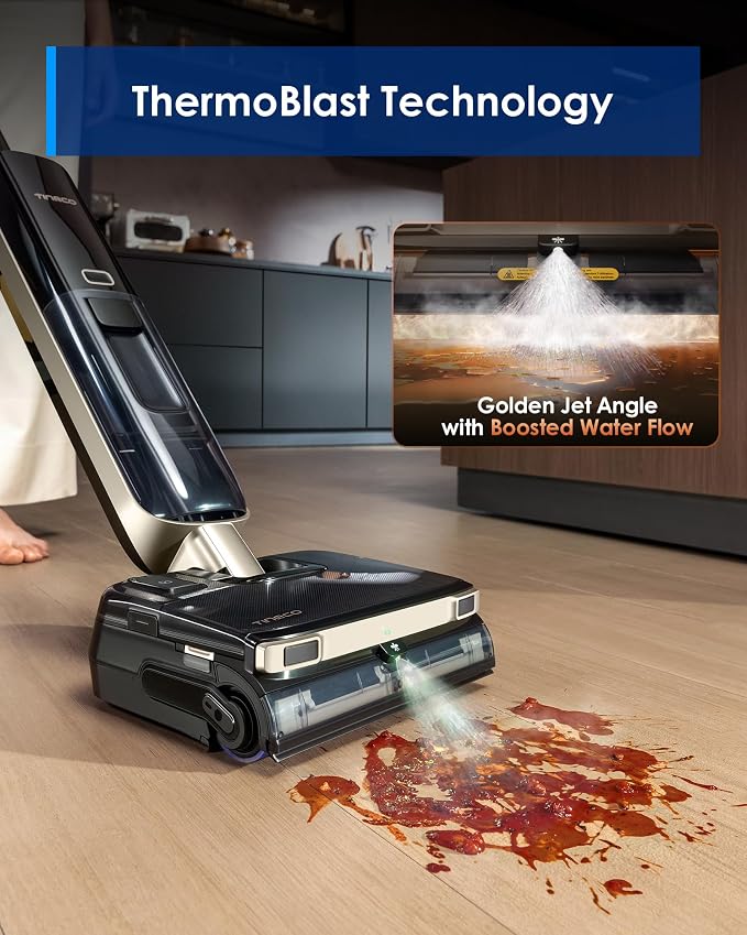 Floor ONE S9 Master Wet Dry Vacuum Cleaner, ThermoBlast Tech & Hot Water Vacuum Mop, 23kPa Suction, 65 Min Runtime, alternate
