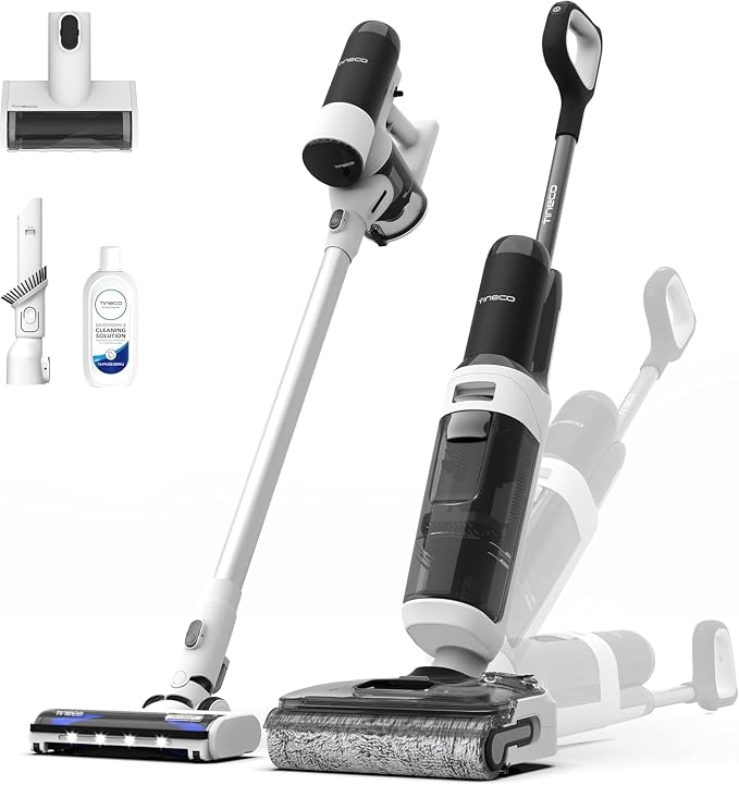 Floor ONE Switch S6 Stretch Wet Dry Vacuum Cleaner, Multi-Function, 180° Lay-Flat, Anti-Tangle Design, Self-Cleaning, 65Min