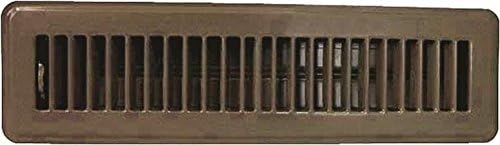 Floor Register 2” X 12” - Heavy Duty Walkable Register - Premium Finish - Easy Adjust air Supply Lever - 2 Inch by 12 Inch