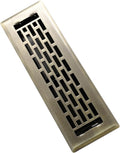 Floor Register 2x10 Inches - Heavy Duty Walkable Steel Floor Vents Ease Adjust Air Flow Direction Floor Registers - Boston