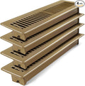 Floor Register 2x14 - Heavy Duty Walkable Vent Covers for Home Floor and Sidewall, Steel Rust-Resistant Vent Registers Grille