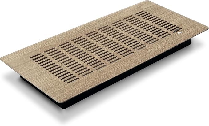 Floor Register 4" x 10" (Duct Opening Size) Easy Adjust Air Vent Cover, Floor Vent Covers Register Grille, Heavy