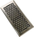 Floor Register 4x10 Inches Heavy Duty Walkable Steel Floor Vents Ease Adjust Air Flow Direction Floor Registers - Boston