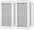 Floor Register 6x10-4 Pack Vent Covers for Home Floor Heavy Duty Steel Walkable Easy Adjust Air Supply Lever Cover for