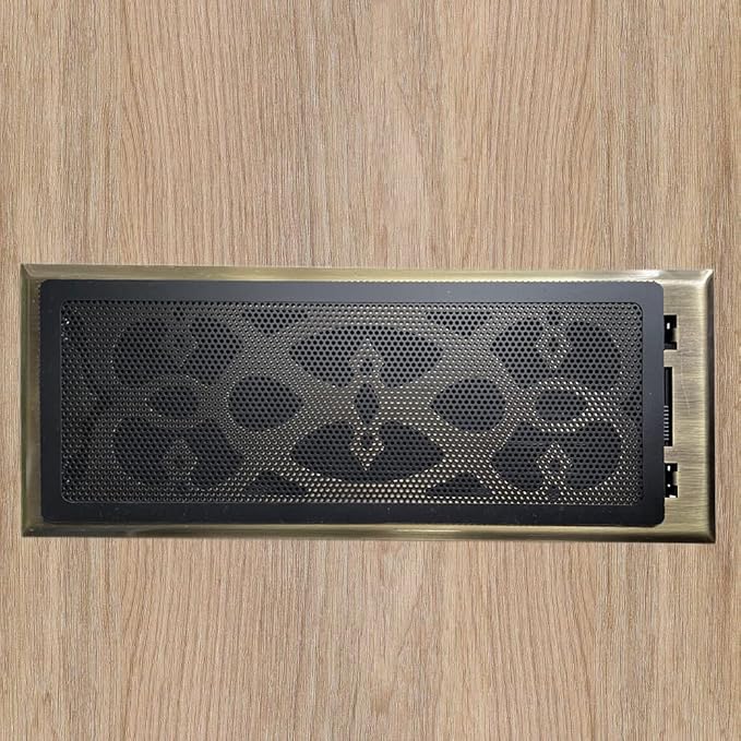 Floor Register Vent Cover- 4"x10" Magnetic Air Vent Screen Mesh Cover, Perfect for Wall/Ceiling/Floor Air Vent Filters