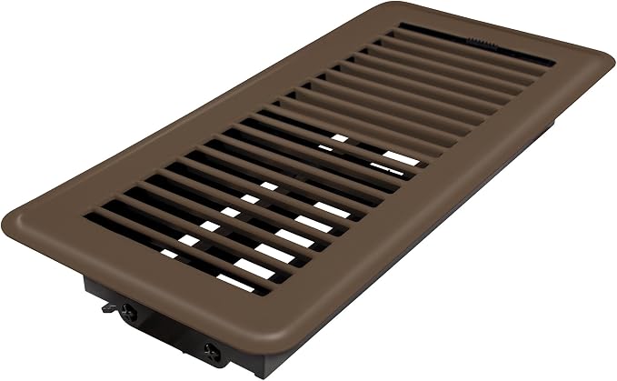 Floor Vent Register, 4" x 10", Brown (RGFB104), product image