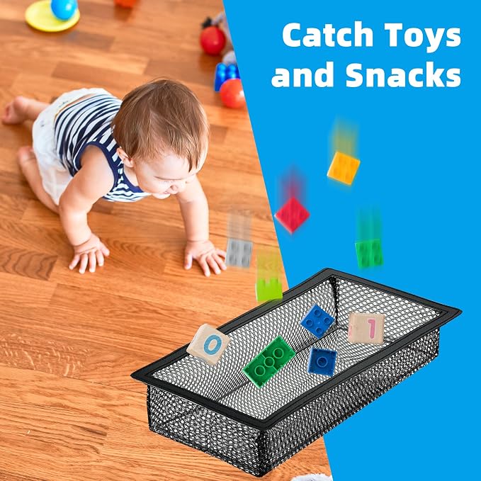 Floor Vent Screen Net for Home Floor, Floor Register Cover Trap 4 x 12 Inch, Air Vent Filter Mesh Catches Coin, Toys, Pet