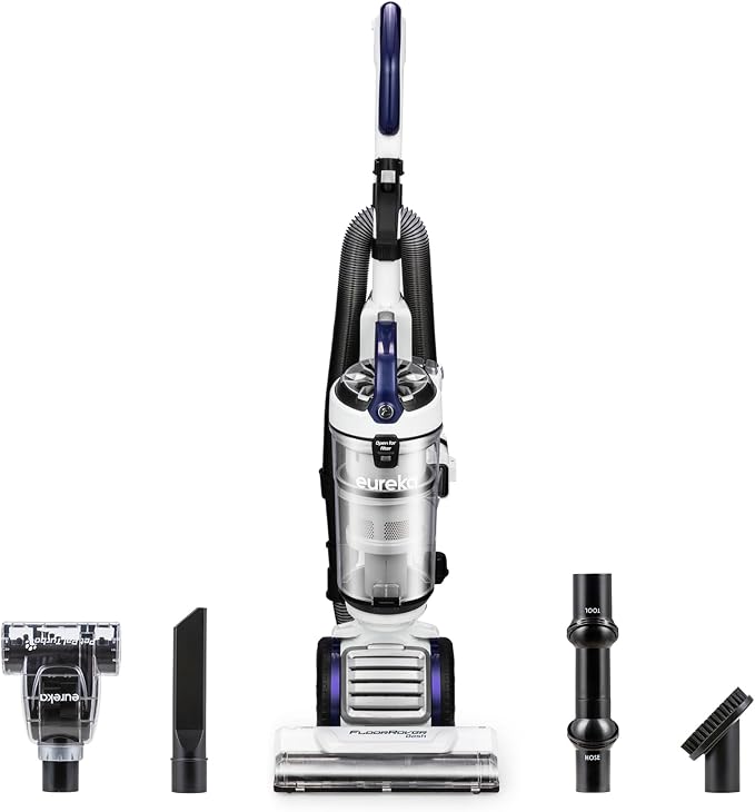 FloorRover Bagless Upright Pet Vacuum Cleaner, Suctionseal, Swivel Steering for Carpet and Hard Floor 2.9 ft, product image