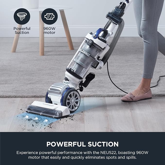 FloorRover Bagless Upright Pet Vacuum Cleaner, Suctionseal, Swivel Steering for Carpet and Hard Floor 2.9 ft, alternate