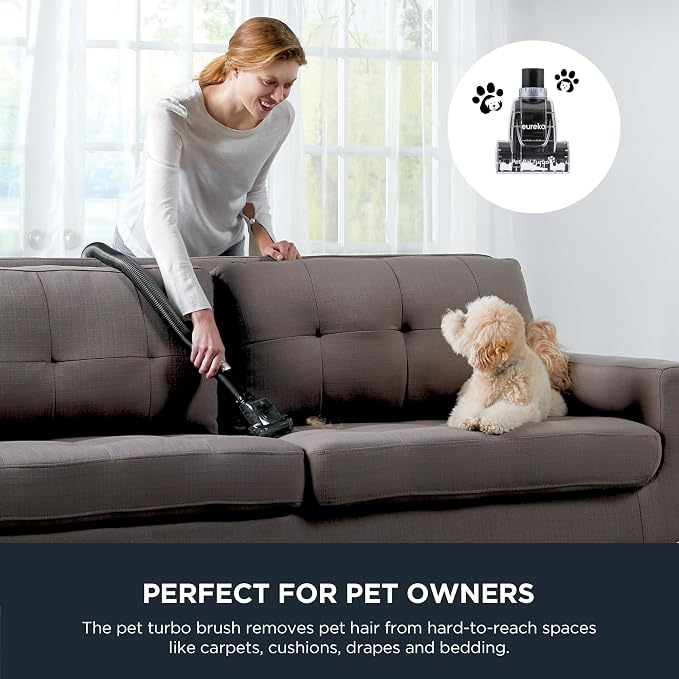 FloorRover Bagless Upright Pet Vacuum Cleaner, Suctionseal, Swivel Steering for Carpet and Hard Floor 2.9 ft, alternate