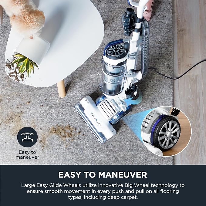 FloorRover Bagless Upright Pet Vacuum Cleaner, Suctionseal, Swivel Steering for Carpet and Hard Floor 2.9 ft, alternate