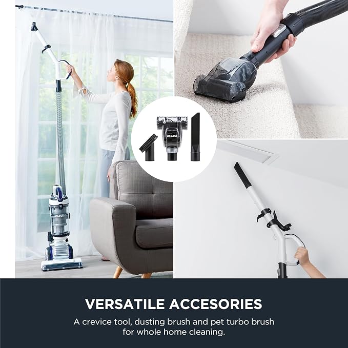FloorRover Bagless Upright Pet Vacuum Cleaner, Suctionseal, Swivel Steering for Carpet and Hard Floor 2.9 ft, alternate