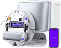 Flow Robot Vacuum and Mop Combo, FlowWash Real-Time Self-Cleaning Track Mop, 22,000 Pa Suction, Dual-Camera AI Obstacle
