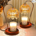 Flower Candle Warmer Lamp 2 Pack, Candle Lamp with Timer, Christmas Birthday Gifts for Women Mom, product image
