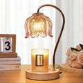 Flower Candle Warmer Lamp with Timer - Dimmable Electric Candle Warmer for All Jar Scented Candles - Mother's Day Gift Home