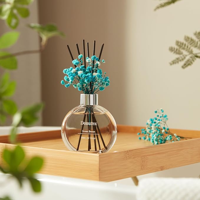 Flower Reed Diffusers for Home with Ocean Breeze, alternate product view 5