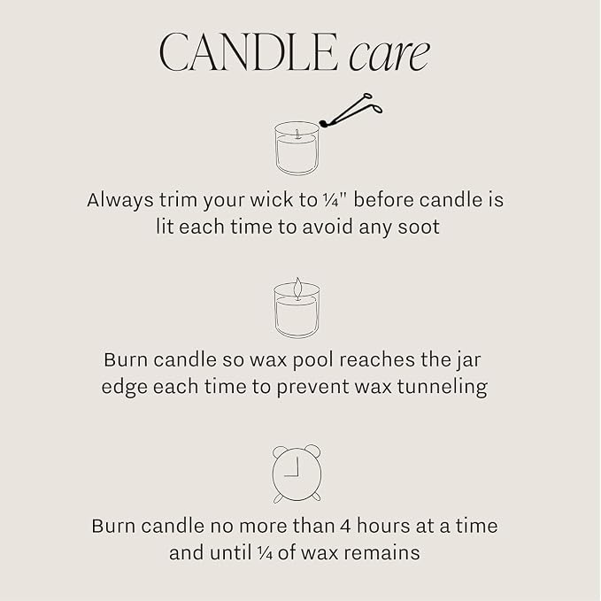 Flower Shop Candle - Jasmine with Pink Peppercorn Scent -100% Cotton Wick Soy Blend Wax Candles with 50 Hour Burn Time