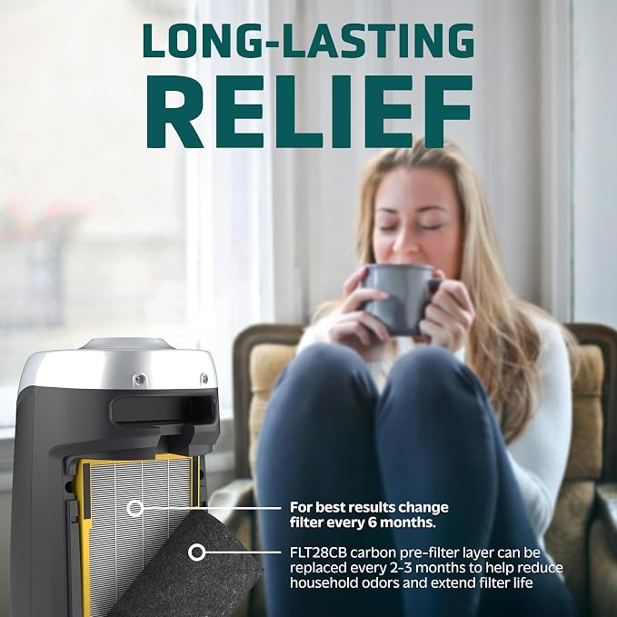 FLT5000 True HEPA Genuine Air Purifier Replacement Filter C for AC5000E, AC5250PT, AC5300B, AC5350B, CDAP5500, alternate
