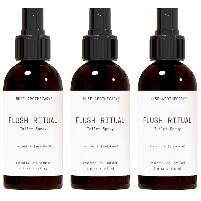 Flush Ritual - Aromatic & Refreshing Toilet Spray, Use Before You Go, 4 oz, Infused with Natural Essential Oils, product