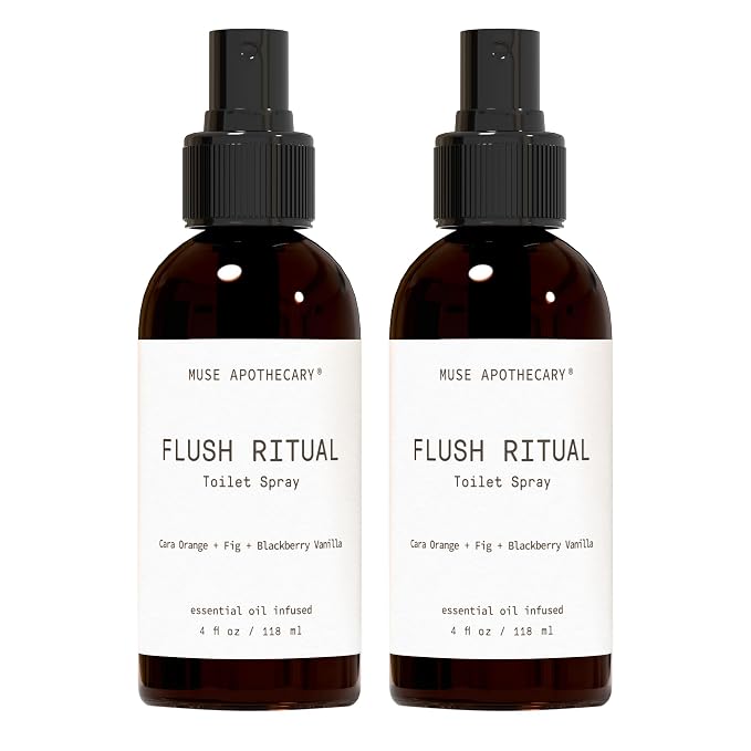 Flush Ritual - Aromatic & Refreshing Toilet Spray, Use Before You Go, 4 oz, Infused with Natural Essential Oils, product