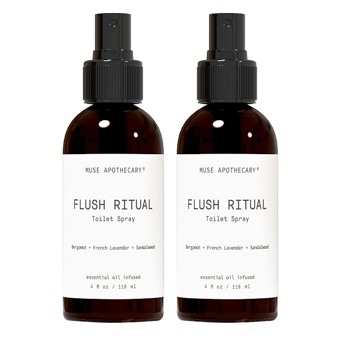Flush Ritual - Aromatic & Refreshing Toilet Spray, Use Before You Go, 4 oz, Infused with Natural Essential Oils, product