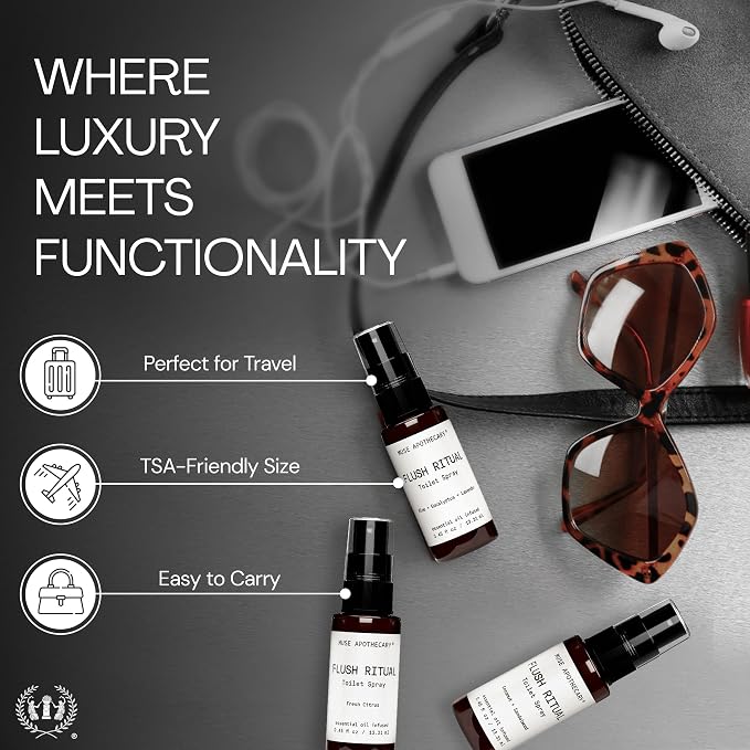 Flush Ritual - Aromatic & Refreshing Toilet Spray, Use Before You Go, Infused with Natural Essential Oils, alternate product