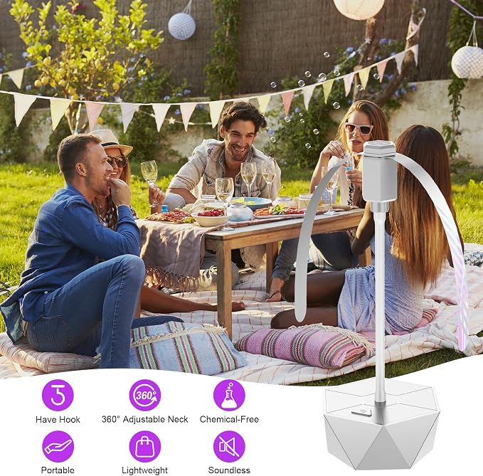 Fly Fans for Tables, Fly Repellent Fan Outdoor Indoor Keep Flies Away, Repellent Fans for Tables with Holographic Blades for