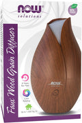 Foods Essential Oils, Ultrasonic Faux Wood Aromatherapy Oil Diffuser, Contemporary Design, Extremely Quiet Heat Free, product