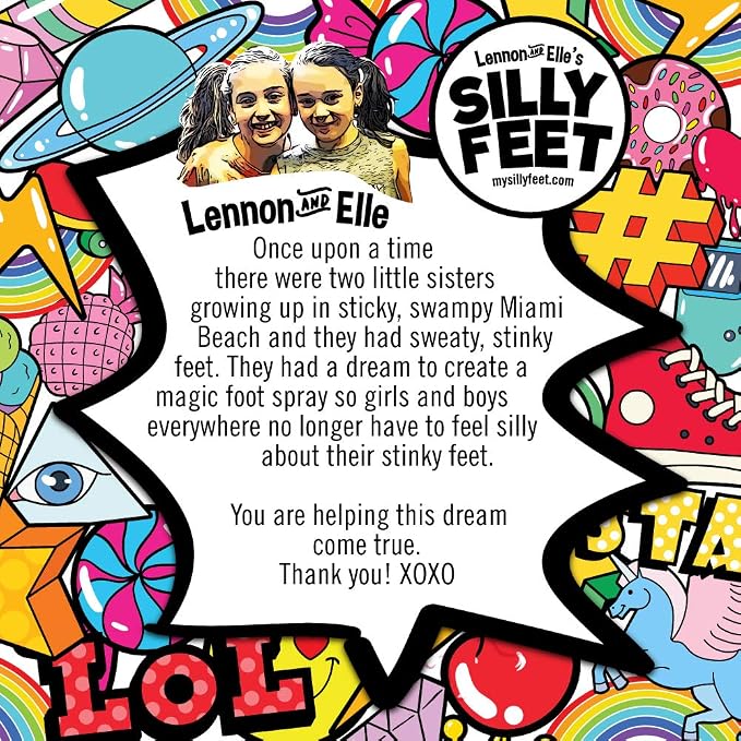 Foot and Shoe Deodorizer Spray, Extra-Strength Odor Eliminator for Smelly Shoes, Kids’ Feet, and Sweat, Bubble Gum Scent