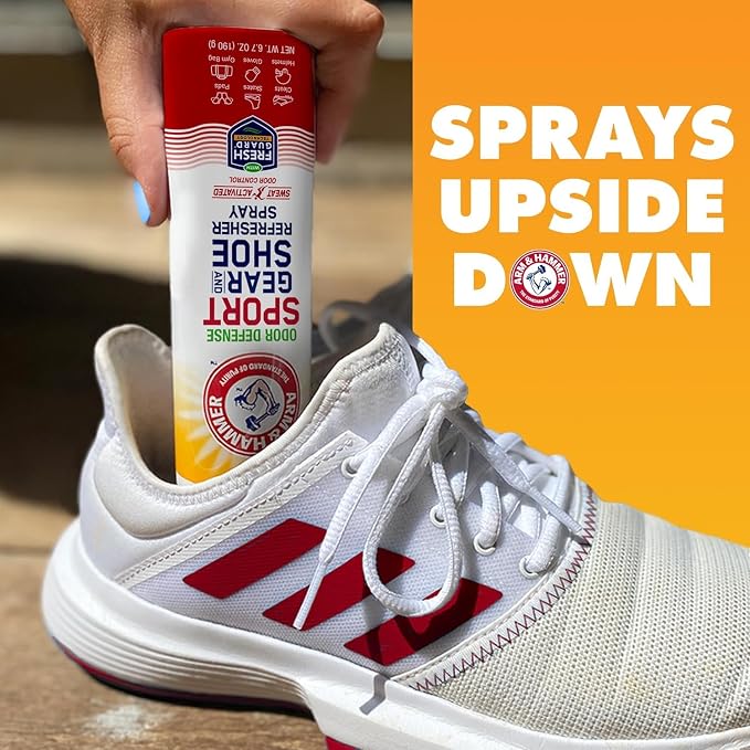FootCare TM Sport Gear & Shoe Refresher Spray, Heavy Duty Odor Defense for Sports Gear and Footwear, alternate product view 3