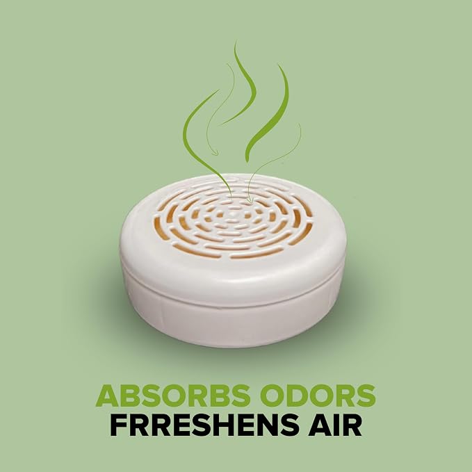 For Closets Odor Absorbing Solid Air Freshener, Bamboo Rainforest, 8-Ounce, Pack of 3 0 Count Bamboo, alternate product view