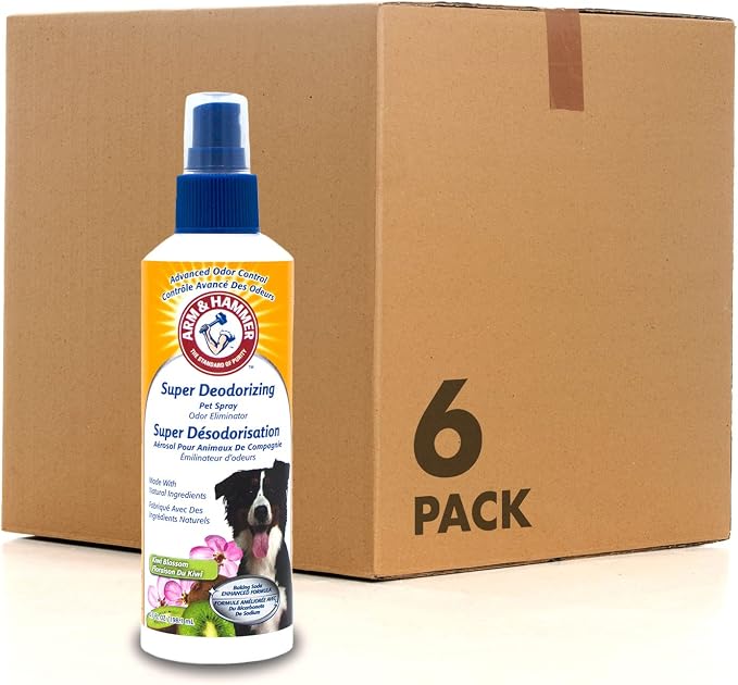 for Dogs Super Deodorizing Spray for Dogs | Best Odor Eliminating Spray for All Dogs & Puppies | Fresh Kiwi Blossom Scent