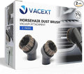 For 2Pack Round Horsehair Dust Brush Vacuum Attachments Accessories 1-3/8'' Inner Diameter Compatible with C1 C2