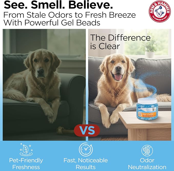 for Pets Air comfort Pet Scents Deodorizing Gel Beads, Pet Odor Eliminator for Rooms Closets and Small Spaces, alternate