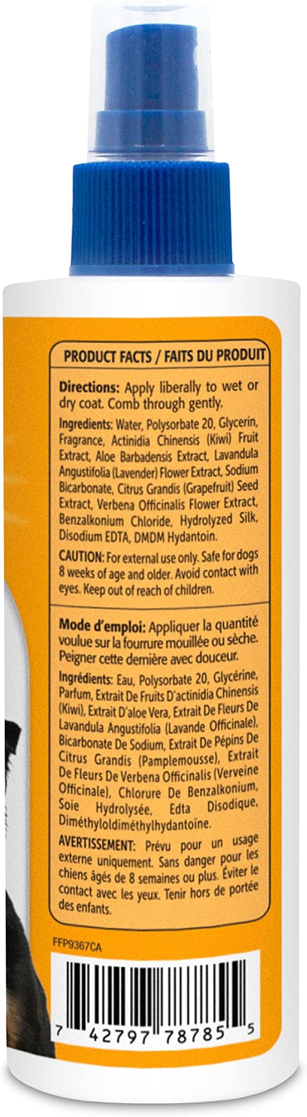 For Pets Super Deodorizing Spray for Dogs | Best Odor Eliminating Spray for All Dogs & Puppies | Fresh Kiwi Blossom Scent