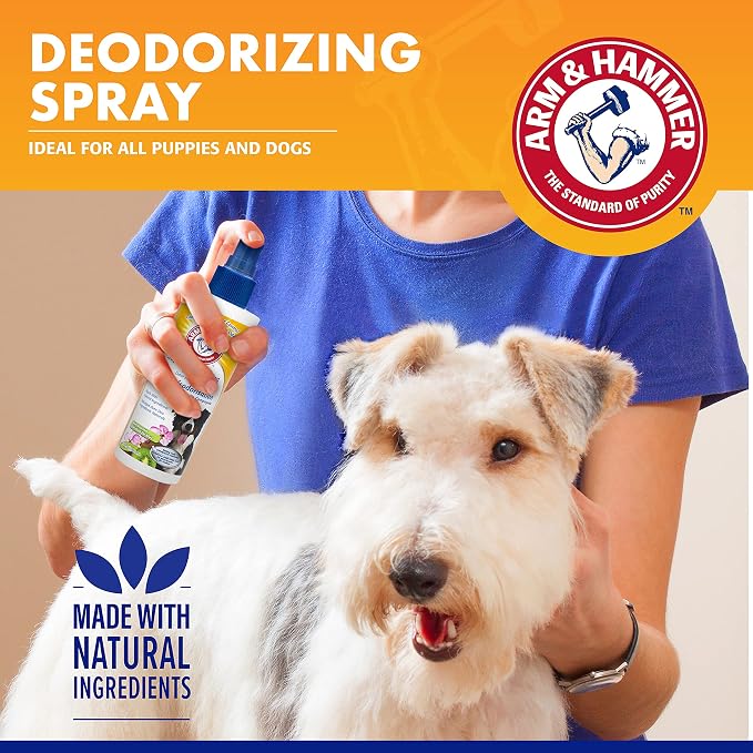 For Pets Super Deodorizing Spray for Dogs | Best Odor Eliminating Spray for All Dogs & Puppies | Fresh Kiwi Blossom Scent