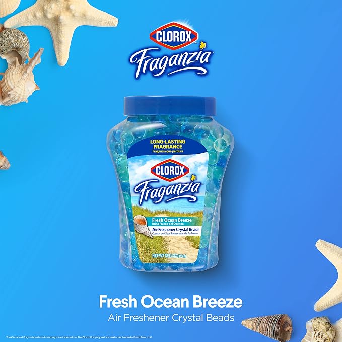 Fraganzia Crystal Beads Air Freshener, Long Lasting Room Deodorizer and Odor Eliminator Gel Beads to Freshen, alternate view
