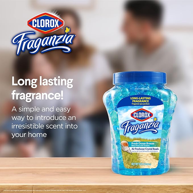 Fraganzia Crystal Beads Air Freshener, Long Lasting Room Deodorizer and Odor Eliminator Gel Beads to Freshen, alternate view