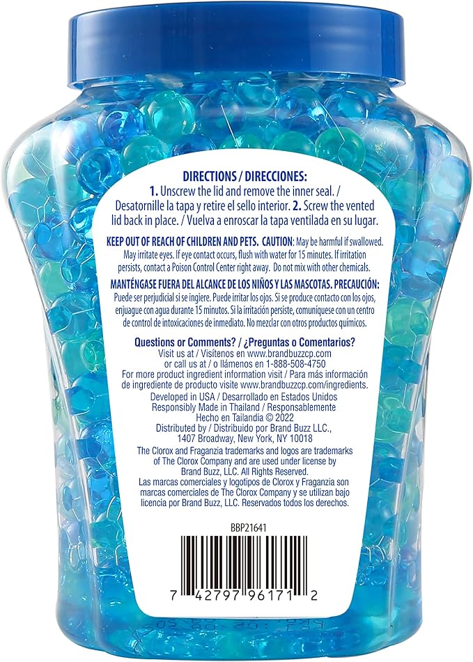 Fraganzia Crystal Beads Air Freshener, Long Lasting Room Deodorizer and Odor Eliminator Gel Beads to Freshen, alternate view