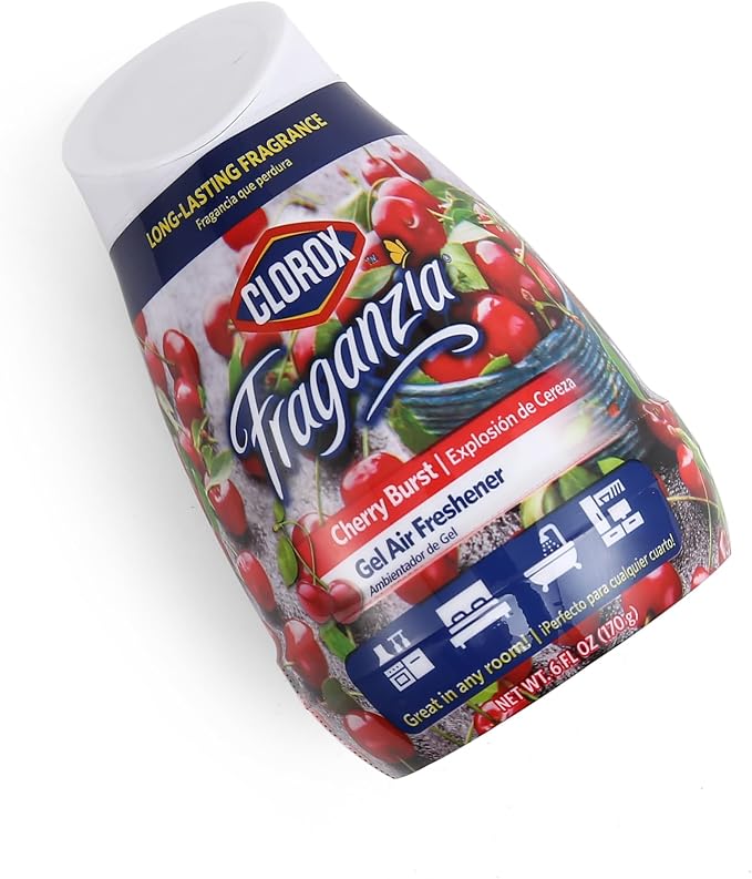 Fraganzia Gel Air Freshener Cone, Cherry Burst Scent - No-Plug, Battery-Free Air Freshener for Small Rooms, alternate view 5