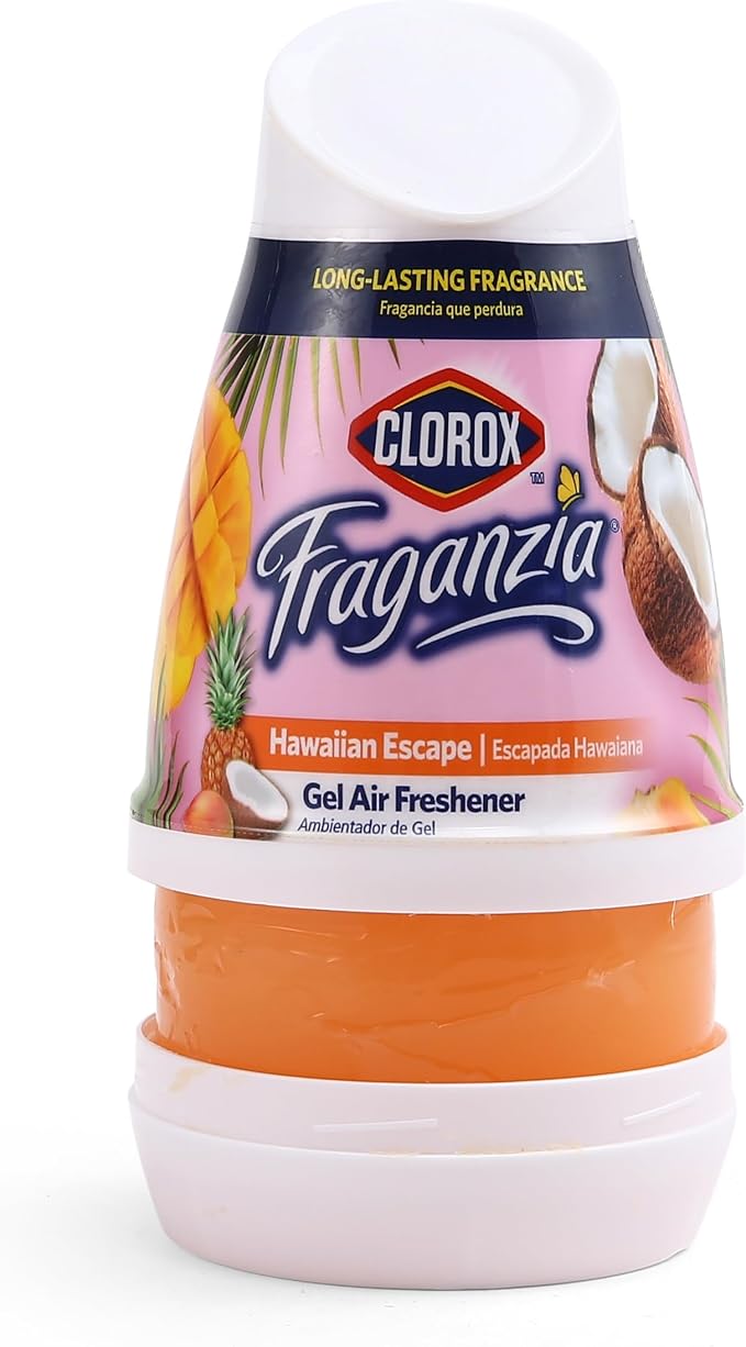 Fraganzia Gel Air Freshener Cone, Hawaiian Escape Scent - No-Plug, Battery-Free Air Freshener for Small Rooms, alternate view