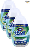 Fraganzia Gel Air Freshener Cone in Island Orchid Scent, 6oz | No-Plug, Battery-Free Air Freshener for Small Rooms, Closets