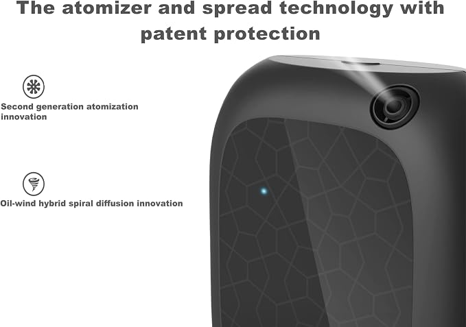 Fragrance Aroma Scent Collection Diffuser - Area 5300 sq ft, Bussiness, Home, 7 Fl Oz 200ml, Bluetooth Control, X200 White
