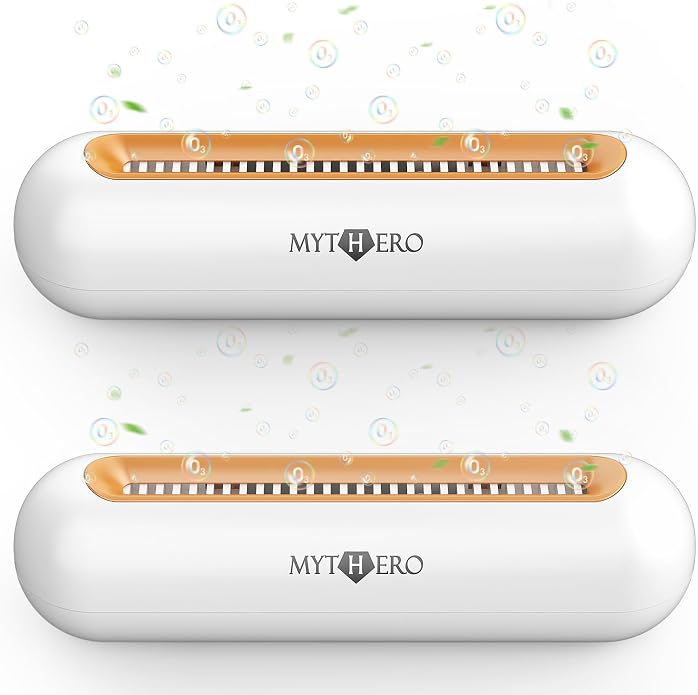 fragrance-free Shoe Deodorizer for Sneaker, Boot, All Footwear, Rechargeable & Long-Lasting Shoe Freshener 2-Pack, product