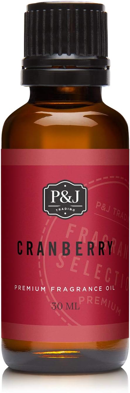 Fragrance Oil | Cranberry Oil 30ml - Candle Scents for Candle Making, Freshie Scents, Soap Making Supplies, Diffuser Oil