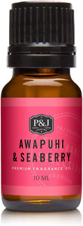Fragrance Oil for Diffusers for Home - Awapuhi & Seaberry 10ml Fragrance Scents for Candle Making - Soap Making Supplies &