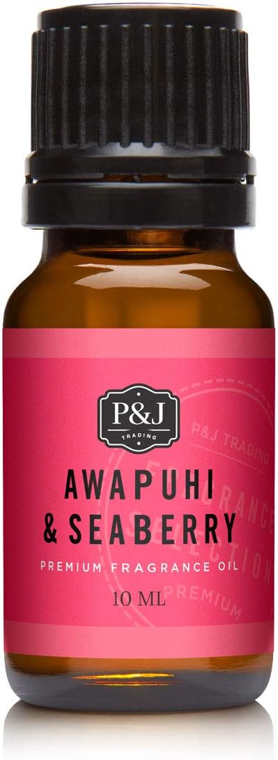Fragrance Oil for Diffusers for Home - Awapuhi & Seaberry 10ml Fragrance Scents for Candle Making - Soap Making Supplies &