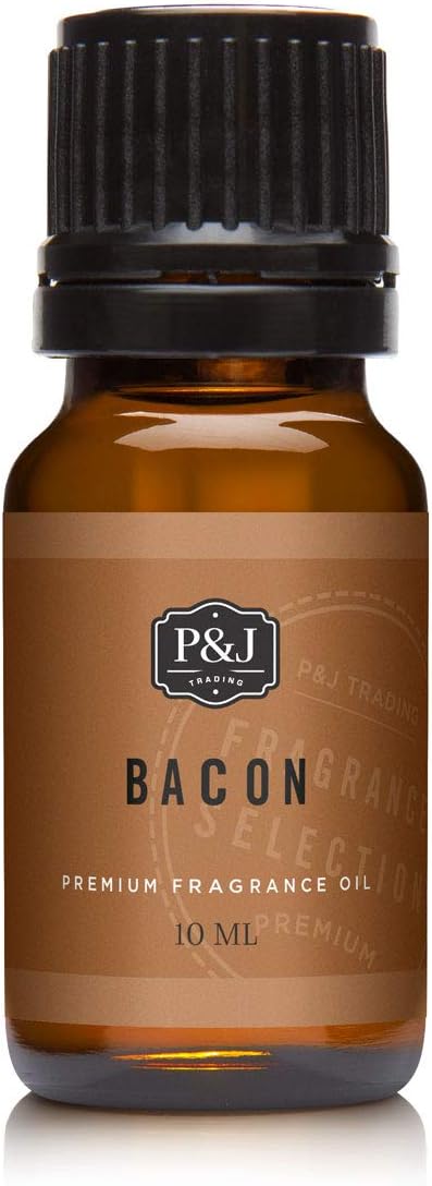 Fragrance Oil for Diffusers for Home - Bacon 10ml Fragrance Scents for Candle Making - Soap Making Supplies & Car Diffuser